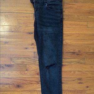 H&M Men Size 36 Black Ripped Jeans